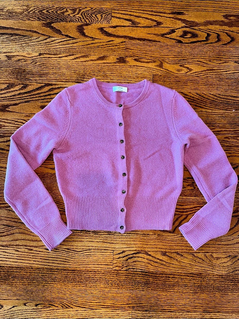 Aritzia Wilfred
Wool Cashmere Cardigan Pink Size Small